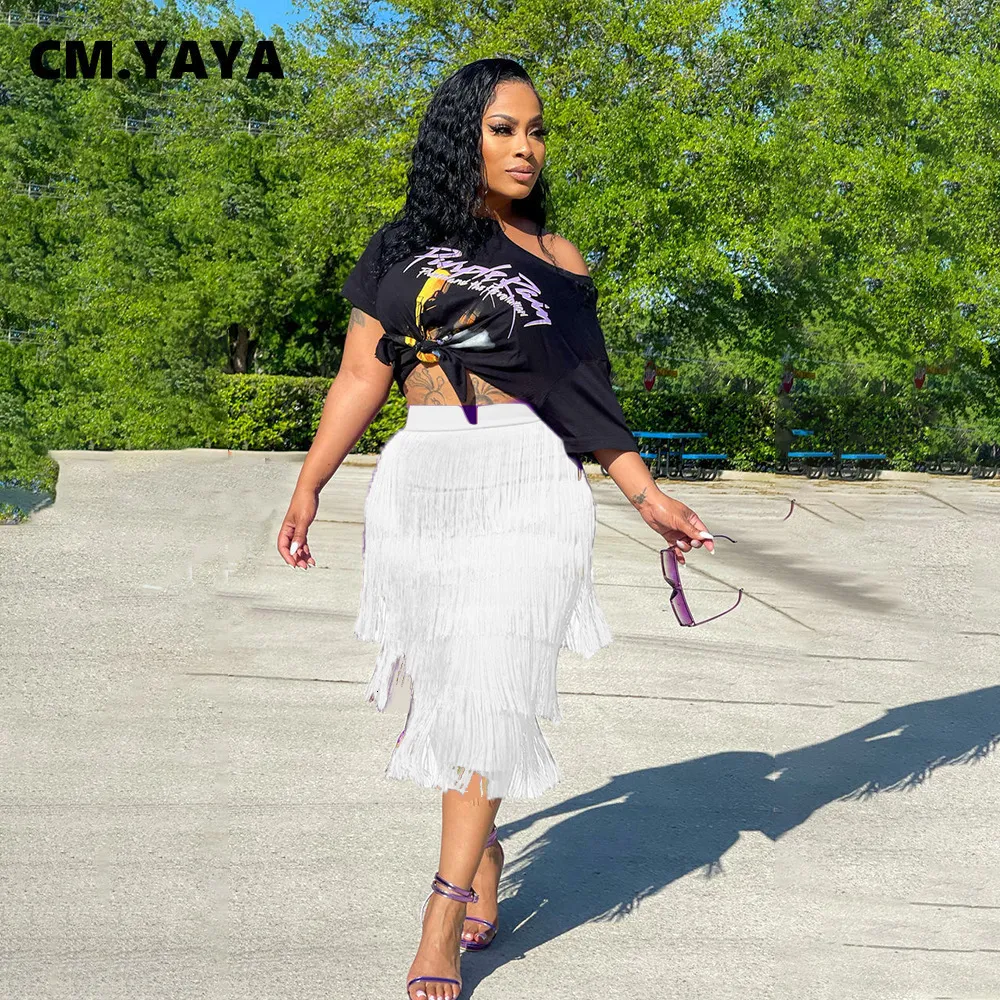 Gonne CM.YAYA Gonna Longuette Aderente Aderente Da Donna Elegante