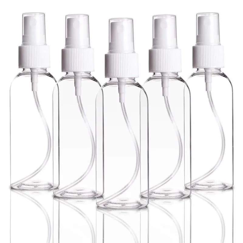 24pcs/lot 60ml 2OZ White Clear Fine Mist Mini Spray Bottles with Atomizer  Pumps- for Essential Oils Travel Perfume