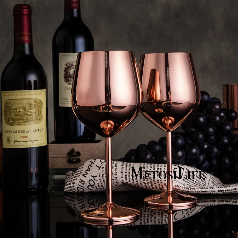 Stainless Steel Wine Glasses - 18oz Unbreakable Wine Goblets, Elegant  Stemmed Drinkware for Cocktails & Champagne - Set of Quantity from Dhgate Wine  Glasses - price 21.38