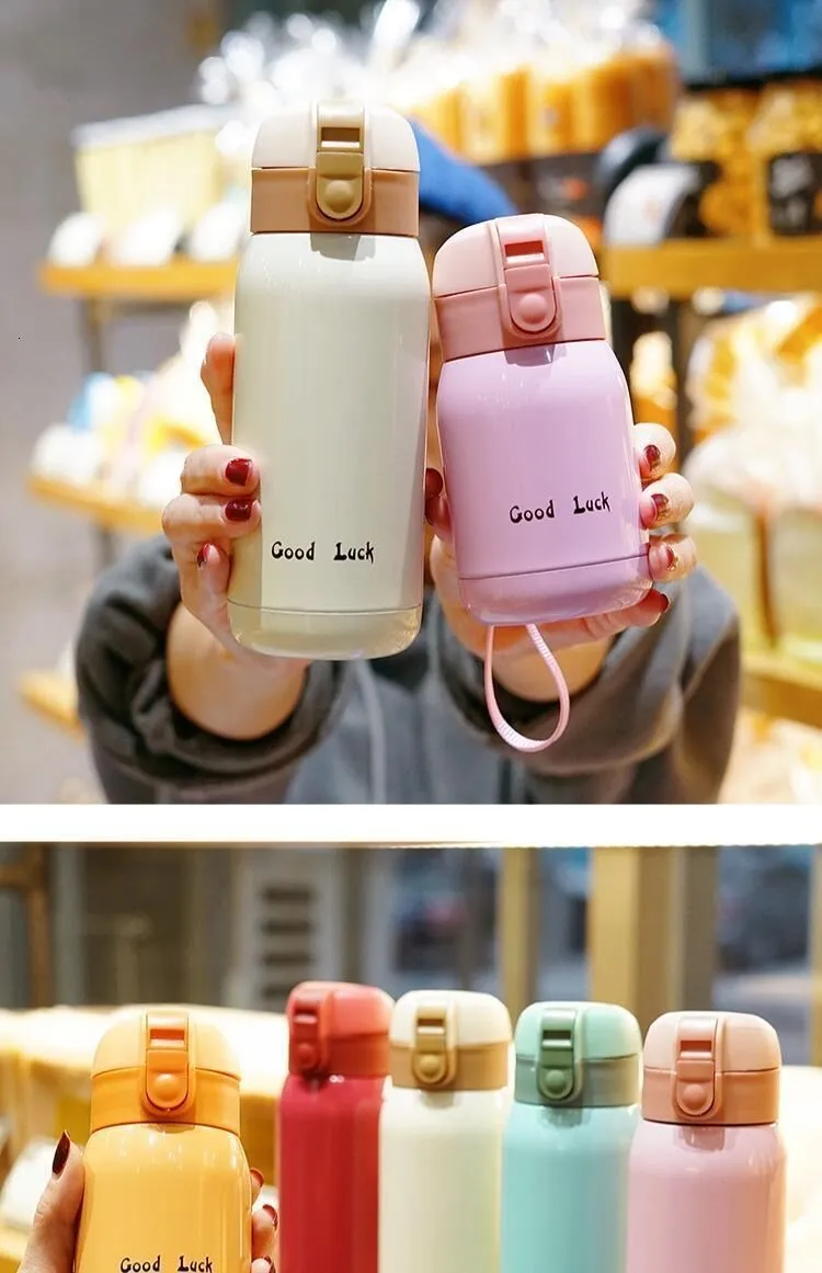 Cute Candy Mini Thermos Cup Kylie Jenner Water Bottle For Kids 200ml/360ml  Stainless Steel Thermal Coffee Mug With Vacuum Flask And Insulated Design  230620 From Dao09, $8.7