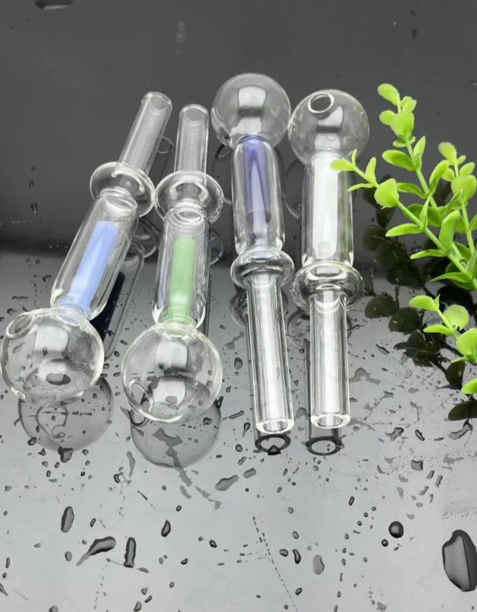 Wholesale Colorful Double Layer Filtered Glass Hookah Bong With Oil