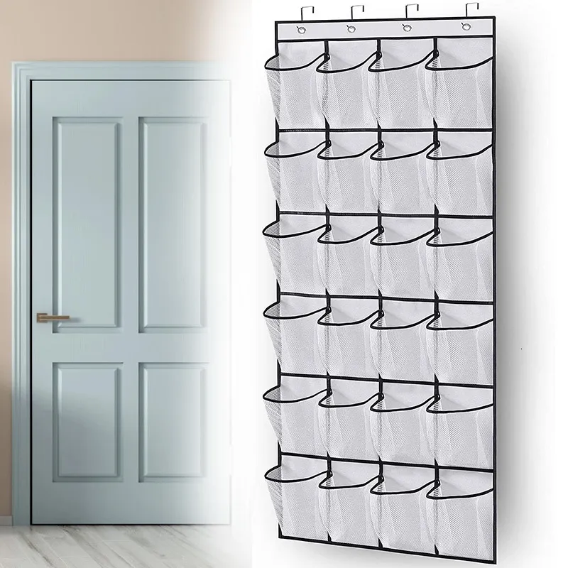 Clear hanging deals shoe organizer