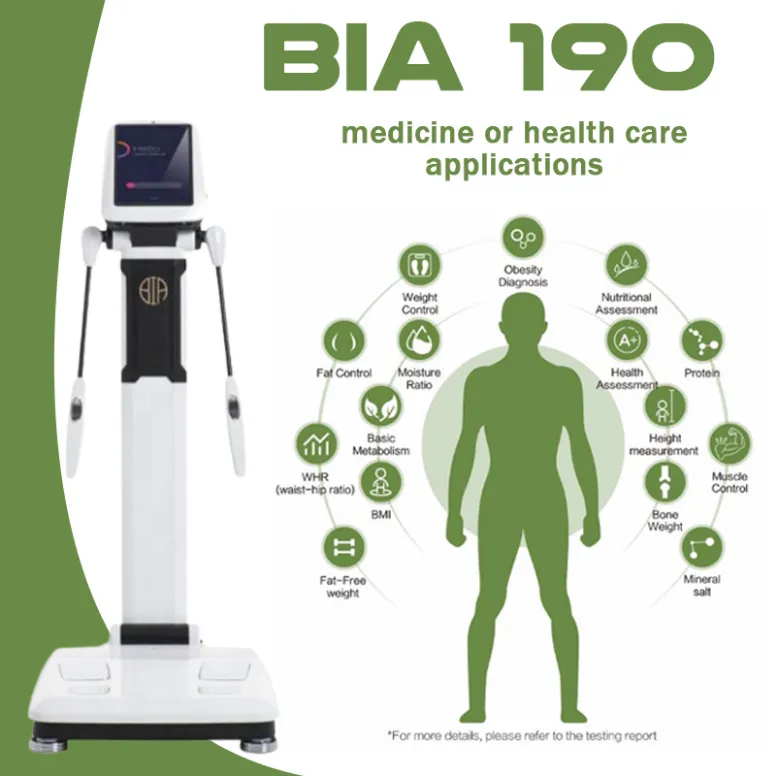 Analisador de composição de scanner corporal 3D de multifrequência a laser para equipamentos médicos equipamentos de ginástica