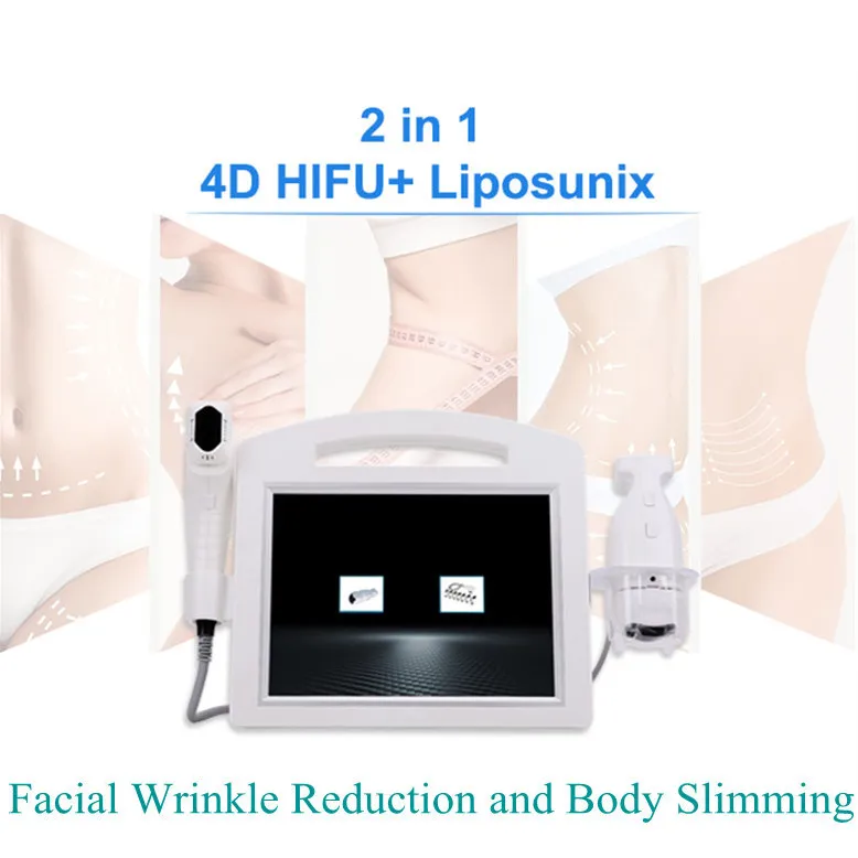 2023 Other Beauty Equipment Newest Dual Handle Hifu 2 In 1 Hifu Liposonix Korea Machine For Body Slimming Fast Shipping