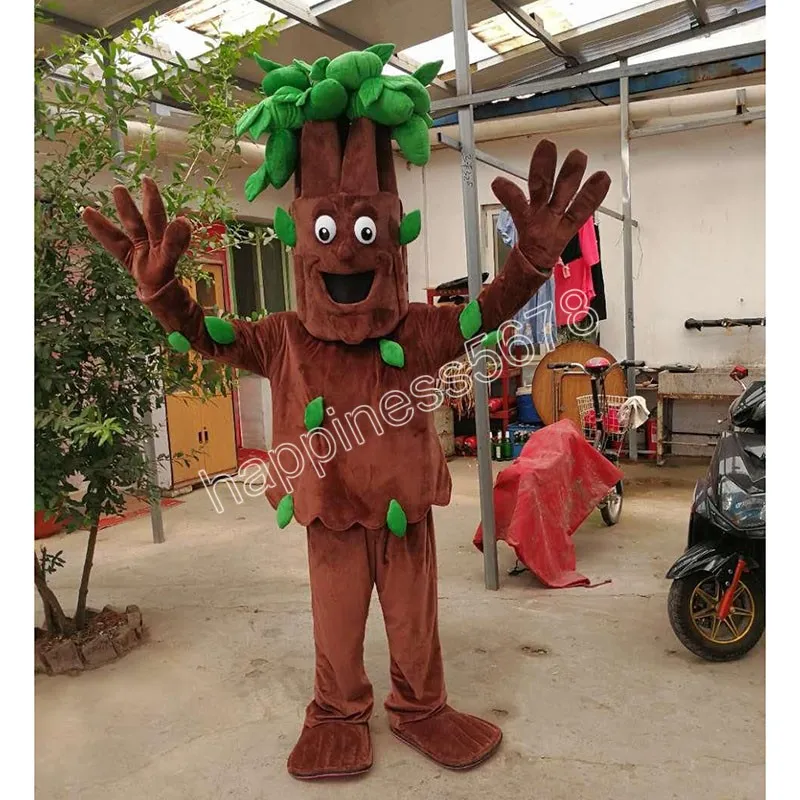 Vestito operato da tema di personalizzazione del costume della mascotte degli alberi vecchi di alta qualità Vestito da festival dell'abito dell'annuncio pubblicitario