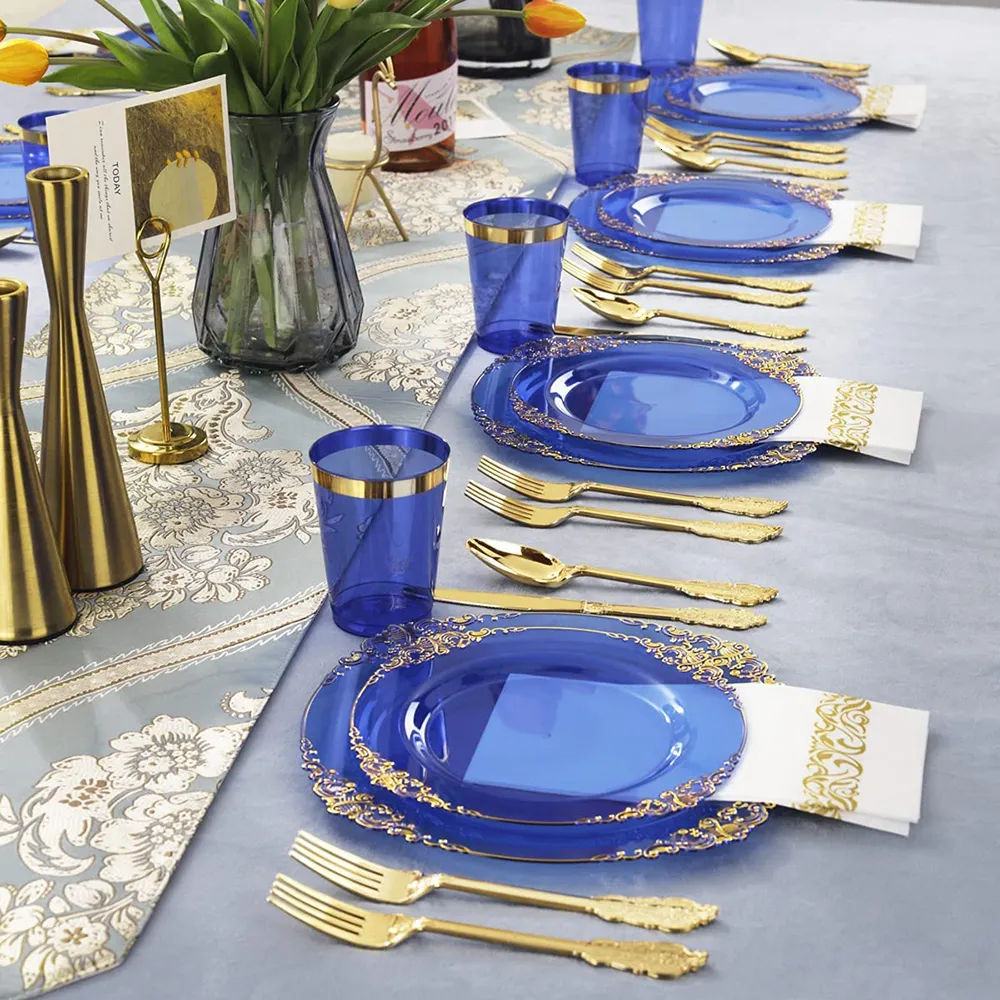 Confezione da 25 Set di posate in plastica Pre-arrotolato usa