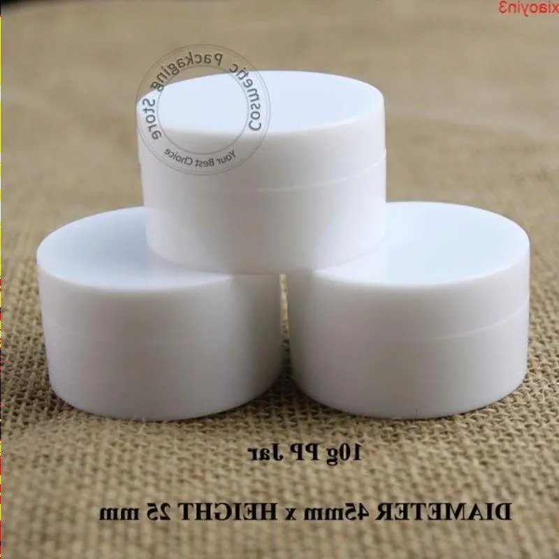 50st/Lot Promotion Tomt Plastic 10g Cream Jar Refillable Bottle 1/3 oz Women Cosmetic Container Packaging Small Eye Pothigh Qty Ndenu