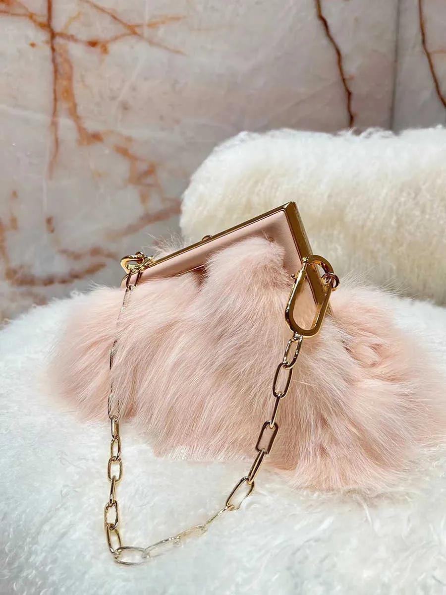 Netizen chaîne sac à bandoulière Clip sac à main en peluche sac à main en peluche sac pour femmes 2022 nouveau sac pour femmes 230621