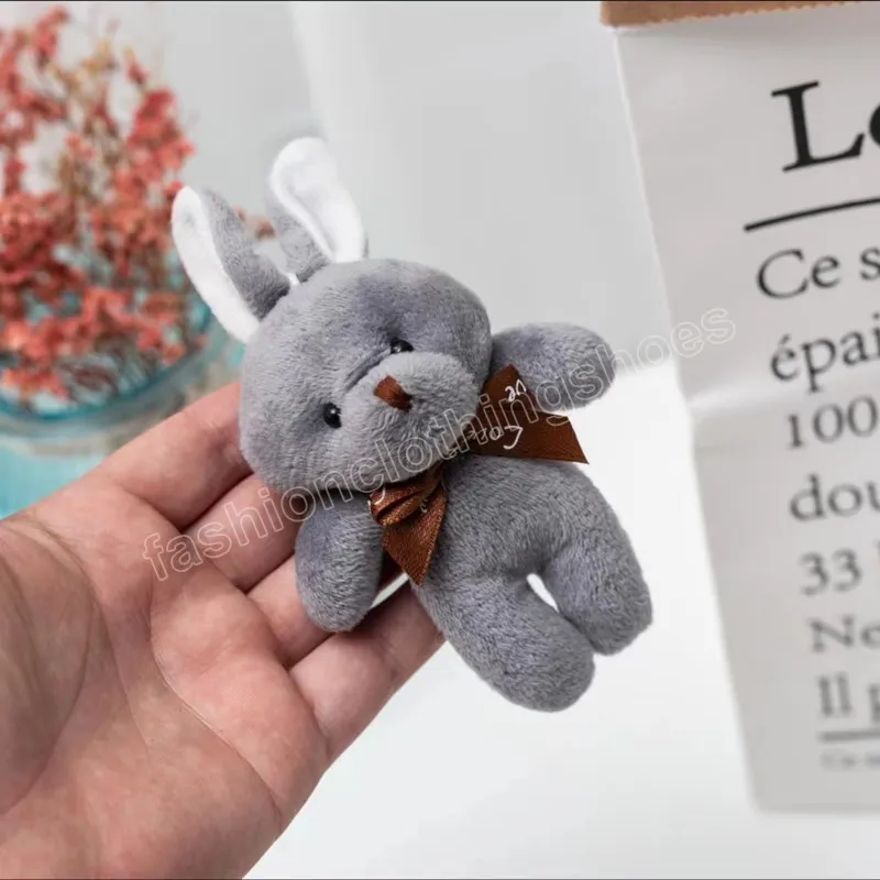 ألعاب أرنب أفخم صغيرة أرنب قلادة مفاتيح هدية دمية إبداعية للبنات الصغيرة