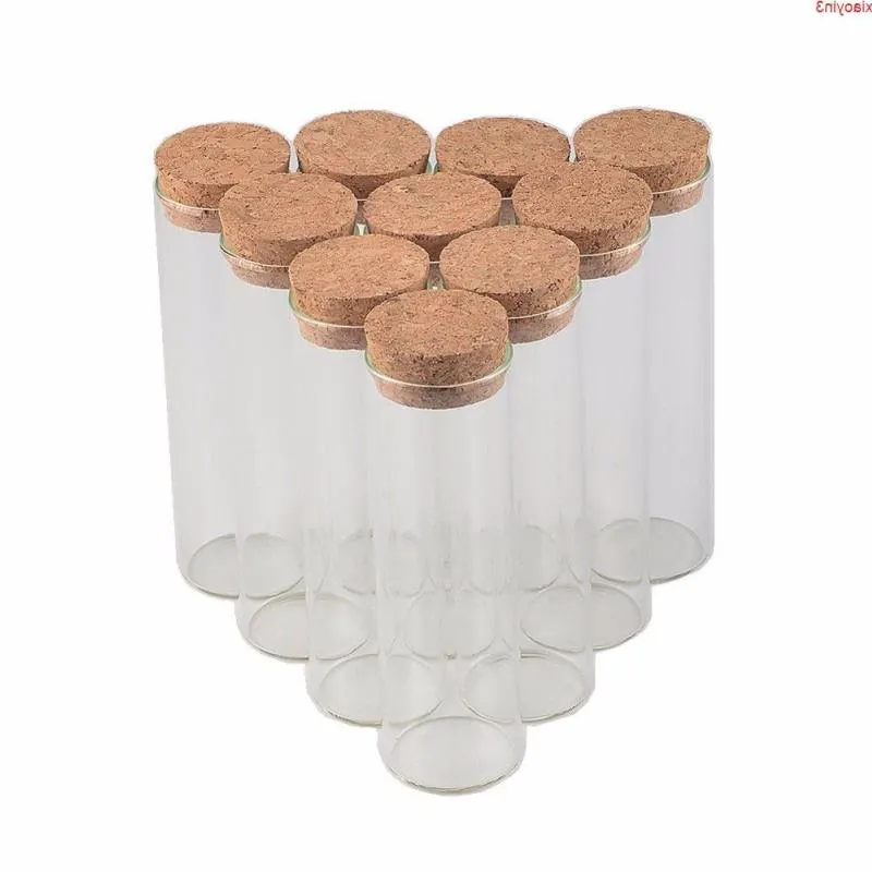 30 * 120mm 60ml minuscule petit tube à essai vide bouteilles en liège flacons pour la décoration de mariage cadeaux de noël 50pcs / lothaute qualité Irhoh