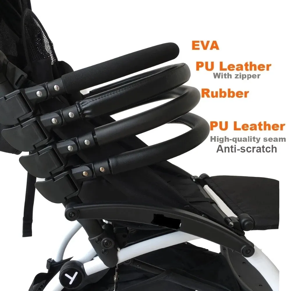 Krippennetz MomTan Kinderwagenzubehör Armlehne für Babyzen yoyo 2 yuyu Kinderwagen Kinderwagen Vorderstoßstangen 230620