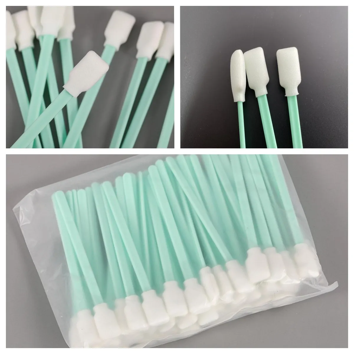 Wholesale Pinthead Ceaning Swab Foam Tipped Clean Swab for Printer Factory 50 Pcs Per Pack