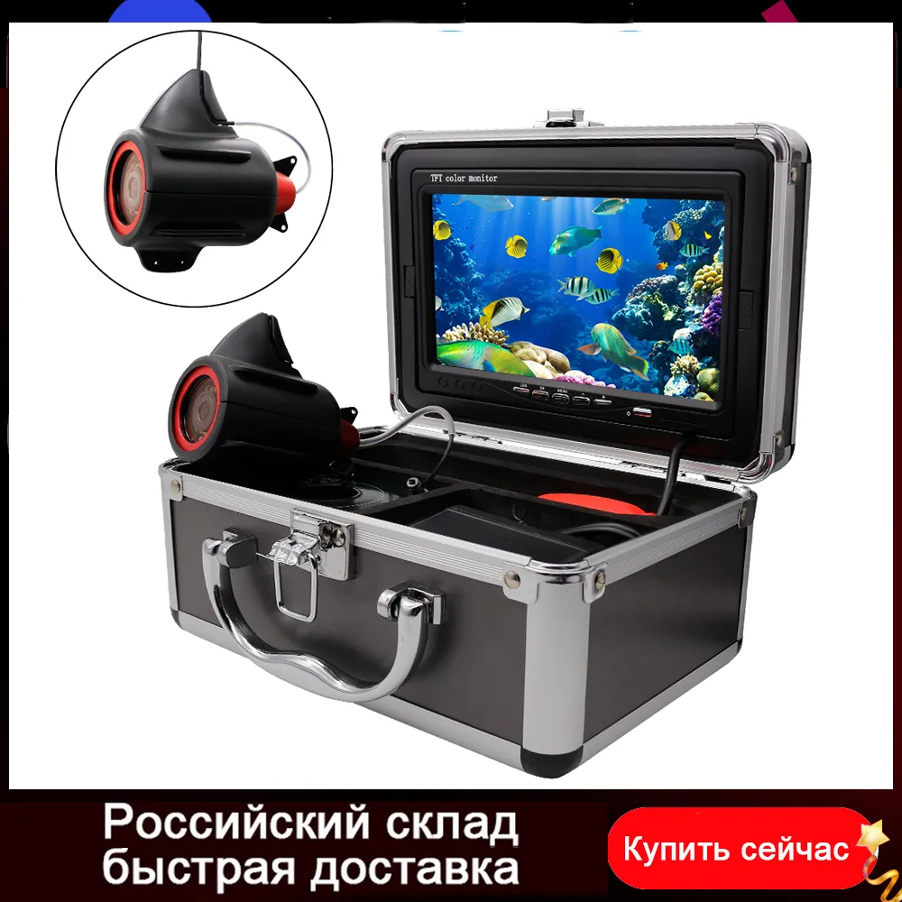 Fish Finder Erchang подводной рыболовной камеры Инфракрасная камера 7 дюймов 15 м 30 м 1000 тВВ. Водонепроницаемый подводной камеру рыбак для ледяной рыбалки 230620