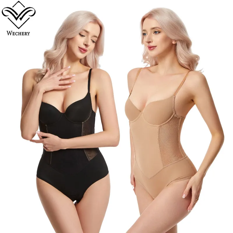 Vente chaude femmes 7 os en acier body contrôle du ventre Shapewear sans couture nouveau Design dentelle corps Shaper corps complet Shaper