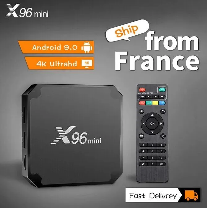 Boitier Android TV Box X96 Mini Amlogic S905W TV Box 1 Youars QHDS COD Media Player для Smart TV Android Box