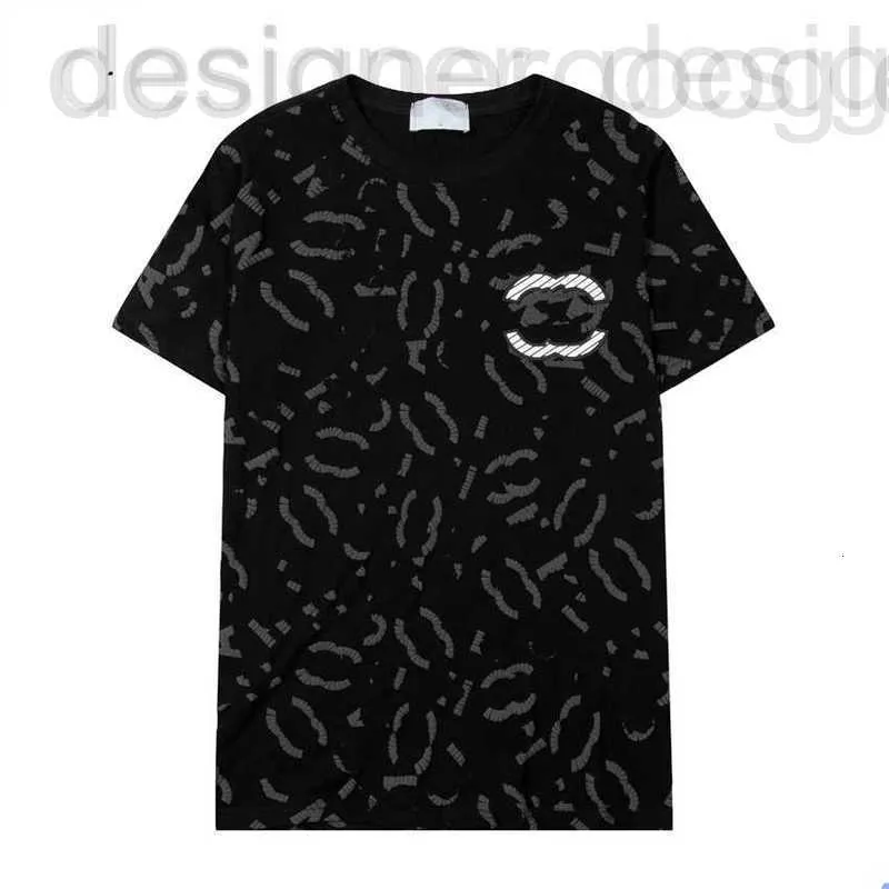 T-shirts pour hommes Designer Designer T-Shirt 2023 Design de mode Channel WomenTop Coton Infroissable Imprimé Lettre Casual Couple Vêtements 08-007