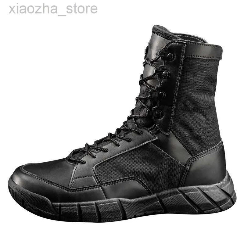 Calçado para Caminhada TB Ultra Leve 2023 Botas Militares Táticas Deserto Masculino Sapatos de Segurança no Trabalho Bota Militar Zapatos Botas de Combate Tênis de MotocicletaHKD230621