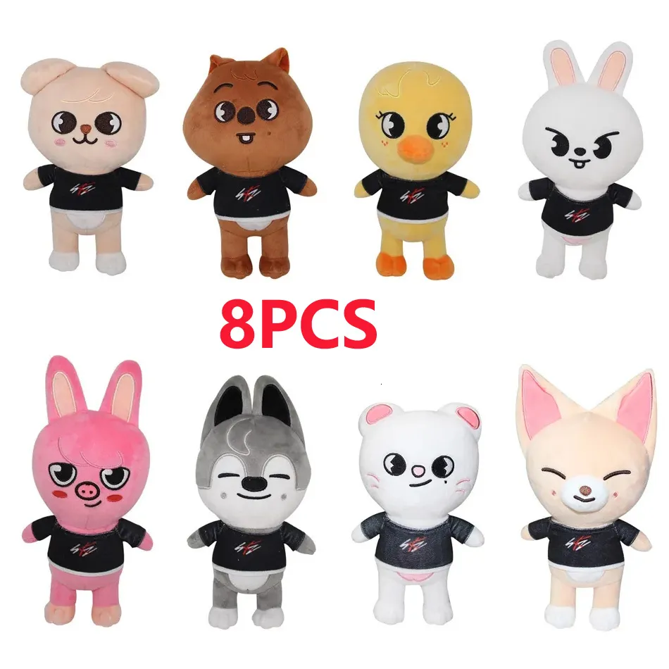 Animais de Pelúcia Recheados 20CM Skzoo Brinquedos de Pelúcia Vadios para Crianças Desenhos Animados Bichos de Pelúcia Boneca para Fãs de Brinquedo Presente Boneca de Pelúcia Bonito Brinquedo Peluches Pulpos 230620