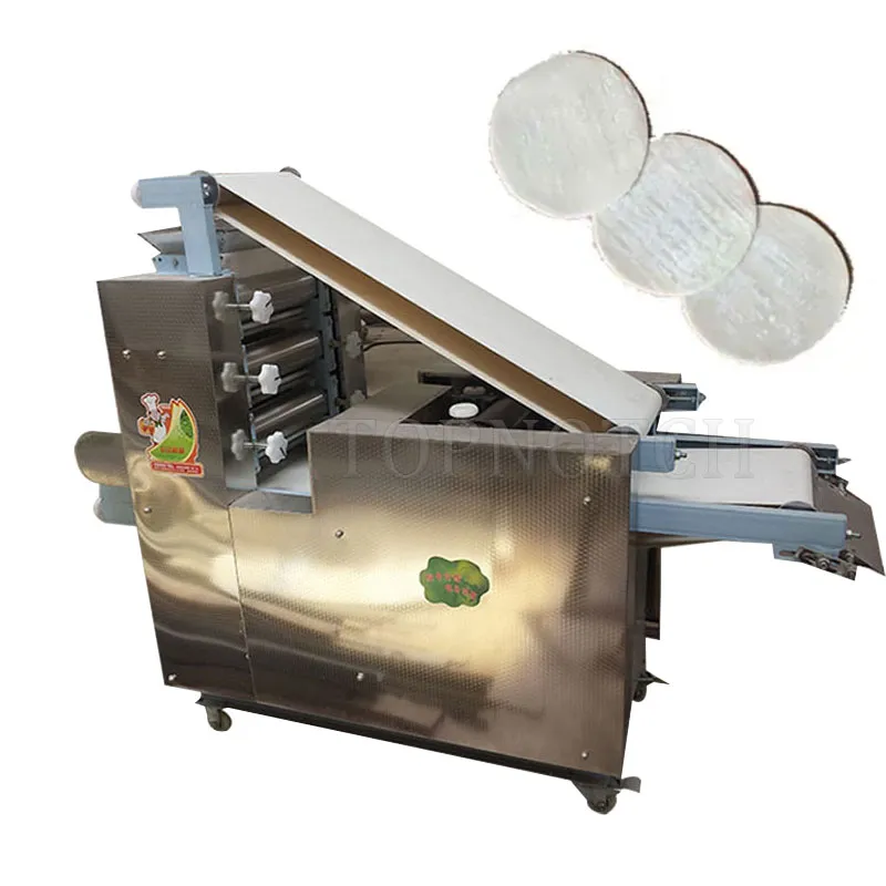 Manual Pizza Dough Press Machine 7.9 Inch - Stainless Steel Dough Flattener With Adjustable Thickness