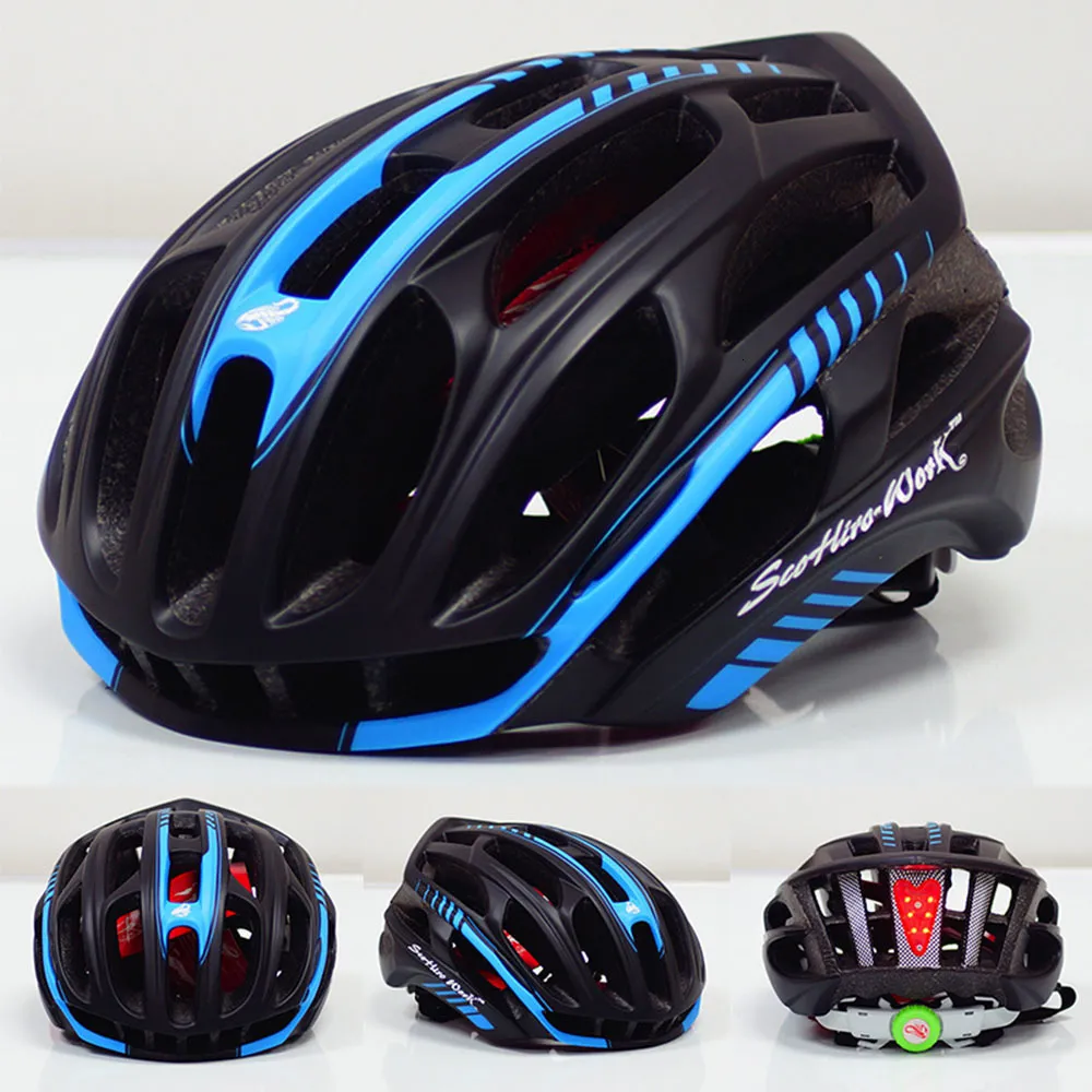 Bicycle Helmet With LED Light Men Women MTB Road Bike Safety Helmets EPS Ultralight Cycling Head Protect Capaceta Da Bicicleta BC0078 (20)