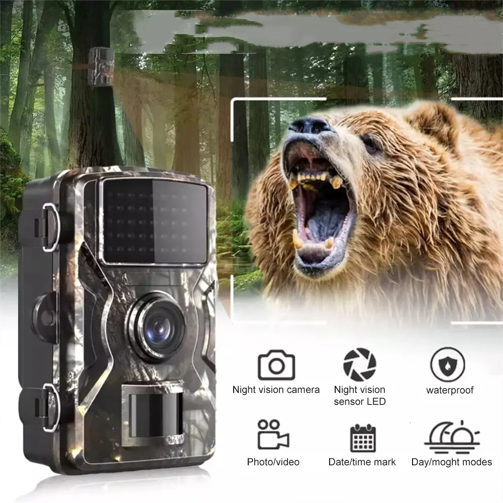 Jaktkameror Trail Camera Wildlife Night Vision Motion Activated Outdoor Forest Trigger Scouting 230620