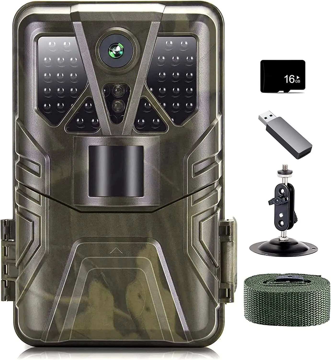 Jaktkameror Wildlife Camera 36MP HD Trail Game With Night Visionip66 Waterproof Scouting Observation 230620