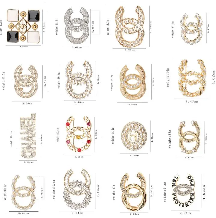 Fashion Charm Designer Brosches Pins Brosches Womens Mens Par Accessories Pin Dress Pins For Lady Specifikationer Lyxiga vintage smycken