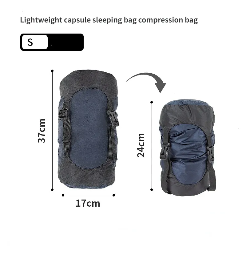 thumbnail image 2 of Waterproof Compression Stuff Sack Outdoor Hiking Camping Sleeping-Bag 2 of 12