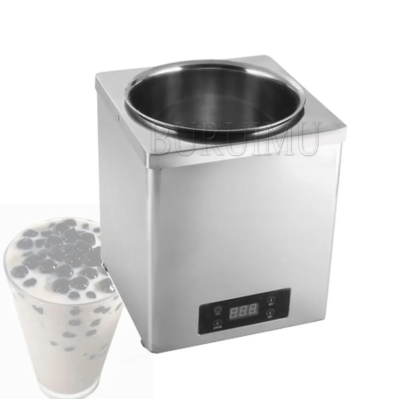 3L/7L Tapioca Parel Warmer Machine Boba Isolatie Pot Voor Melk Thee Winkel Rvs Voedsel Warmer Parel Fornuis