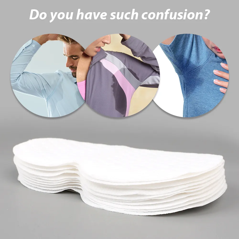 Renopfect Fasce anti-sudore sotto il seno, protezioni per la sudorazione sotto il reggiseno - traspiranti Assorbimento sudore seno per yoga escursionismo viaggi