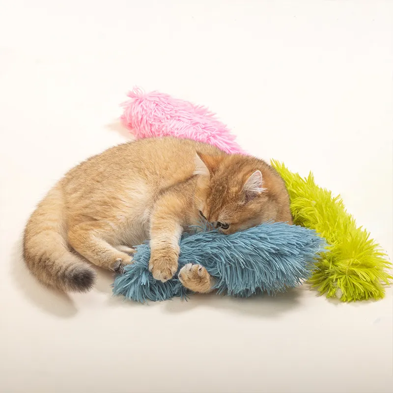 Katt plysch leksak strip kudde kudde katt leksak teaser katt leksaker rolig katt stick interaktiv katt leksak roliga katt leveranser