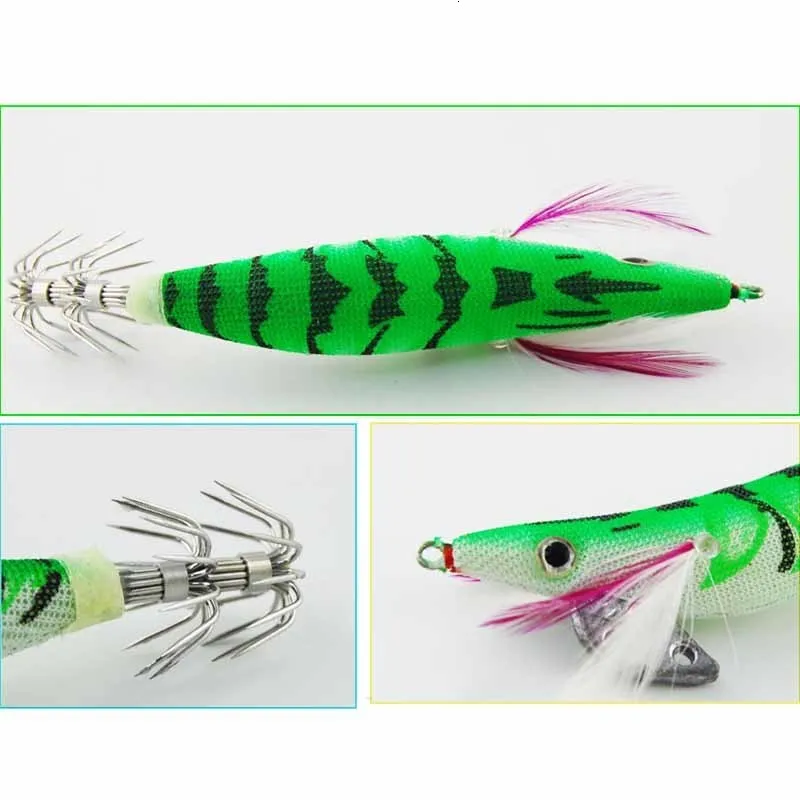 Baits Lures 2.5# 10cm Pesca Artificial Squid Jig Fishing Lure Squid Hook  Octopus Cuttlefish Shrimp Hard Fishing Lures Hard Bait 230621 From Huo05,  $9.86