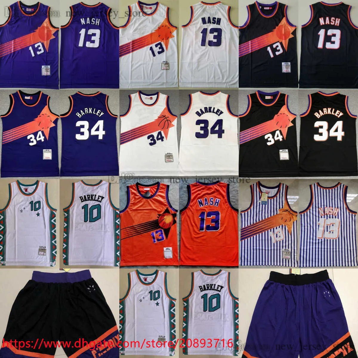 White charles barkley best sale jersey