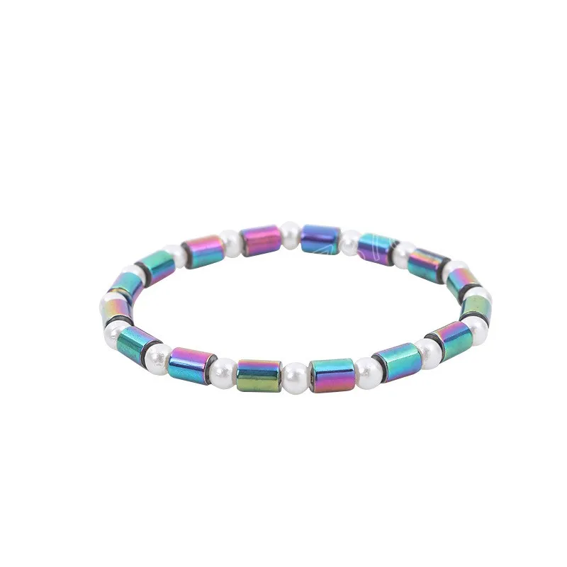 Magnet Fußkettchen Für Frauen Männer Bunte Stein Magnetische Therapie Armbänder Fußkettchen Schmerzen Relief Abnehmen Gesundheit Schmuck