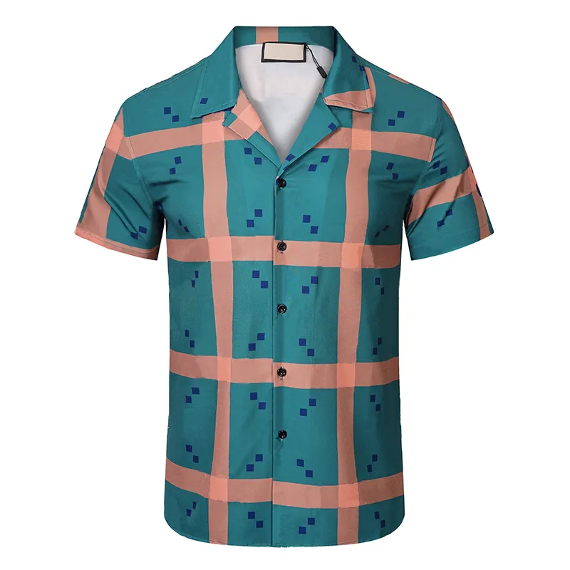 Herr designers polka dot t-shirts womens casual lapel tees designer bokstav g korta ärmar skjortor criss-cross lyx sommarkläder