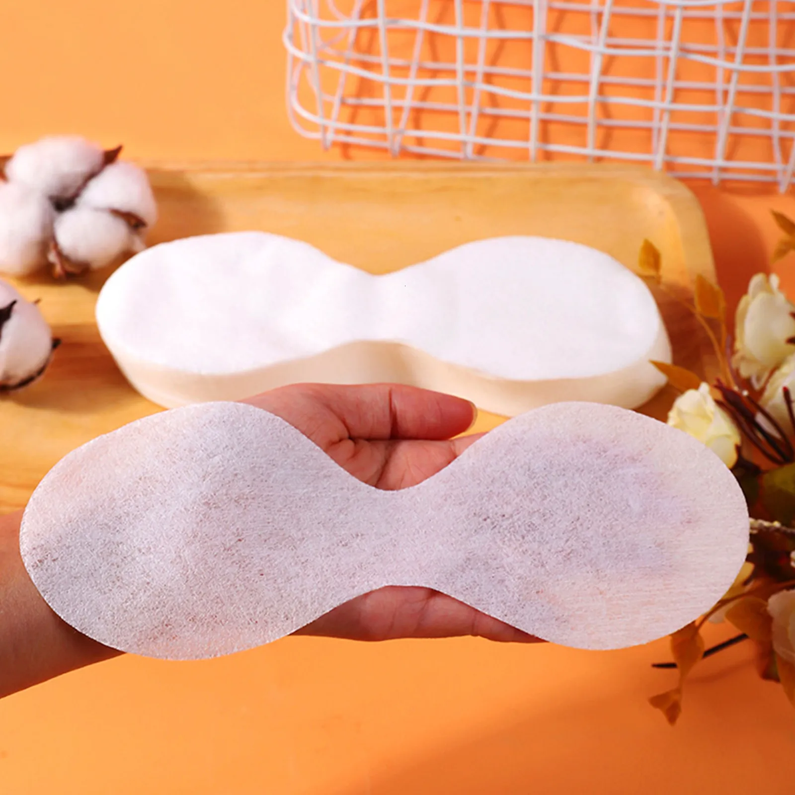 Eye Massager 200 Pcs Natural Cotton Paper Mask Disposable Silk Technology DIY Cosmetic Sheet Beauty Salon Care Tools 230621