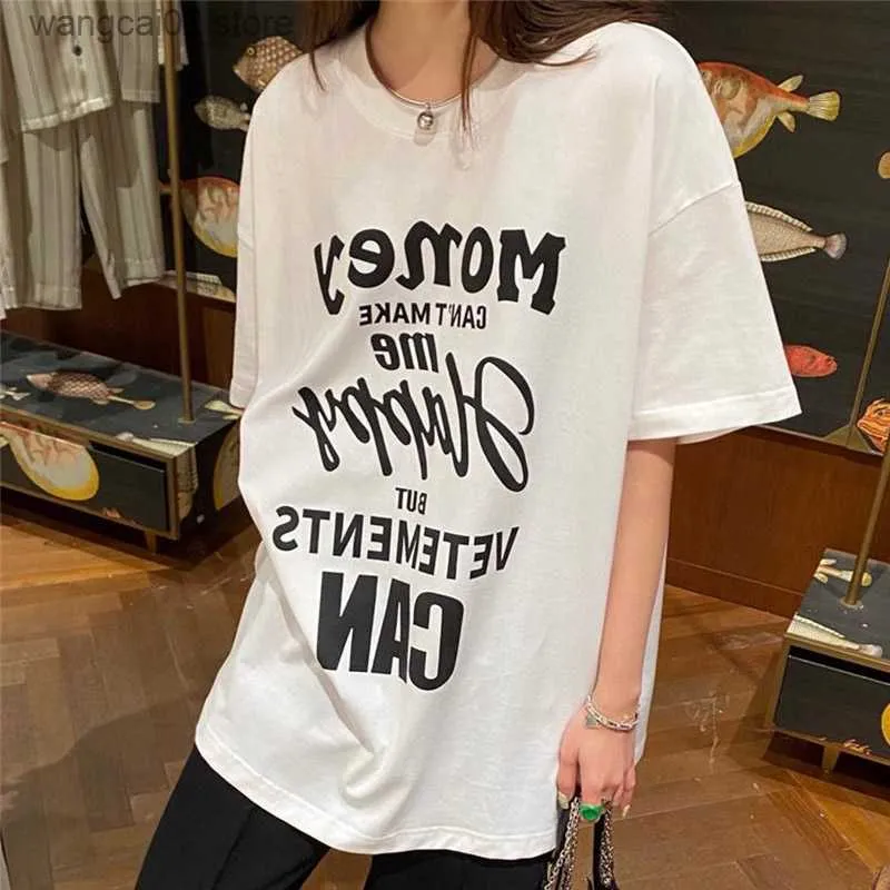 T-shirts pour hommes Bonne qualité L'argent ne peut pas me rendre heureux Mais Vetements Can T Shirt 1 1 Vetements Mode T-shirt Oversize Tee VTM Homme Vêtements T230621