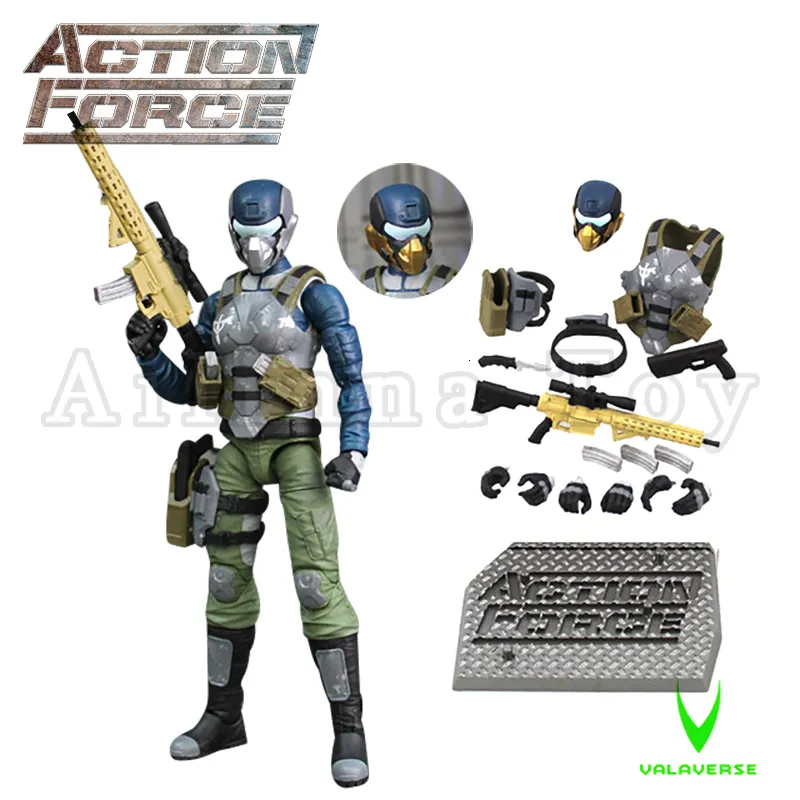 Valaverse Action Force 1 Transforming Toy 12.6 Inches Wave 3 Anime