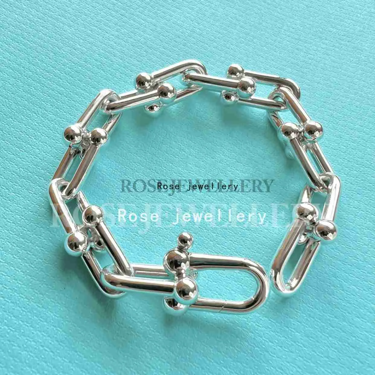 Marca originale di alta qualità 925 argento sterling tff tongyao stesso stile a catena braccialetto da donna con un logo