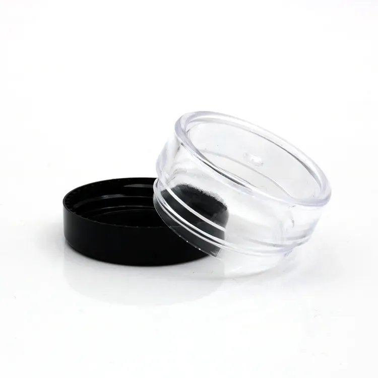 5 grammes conteneurs cosmétiques bocaux d'échantillon avec couvercles de maquillage en plastique jars en pot simples