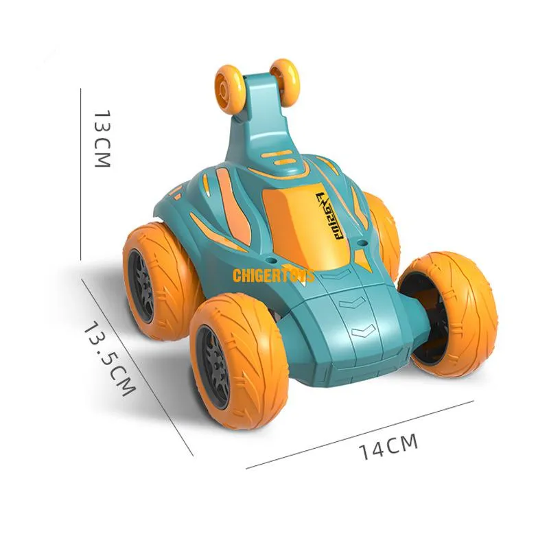 Mini RC Cars Stunt Car Toy for Kids 360 Rotating Electric Remote Comtrol Car with Light Music Children's Gift Toys for Boy Girls