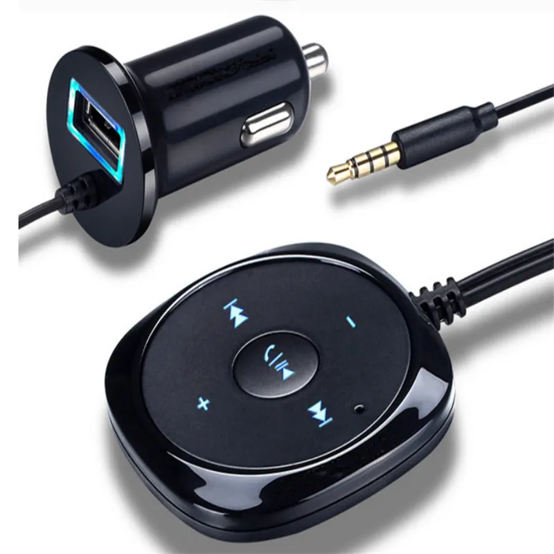 Récepteur audio mains libres Bluetooth pour voiture BC20 - Lecteur Bluetooth MP3 pour voiture