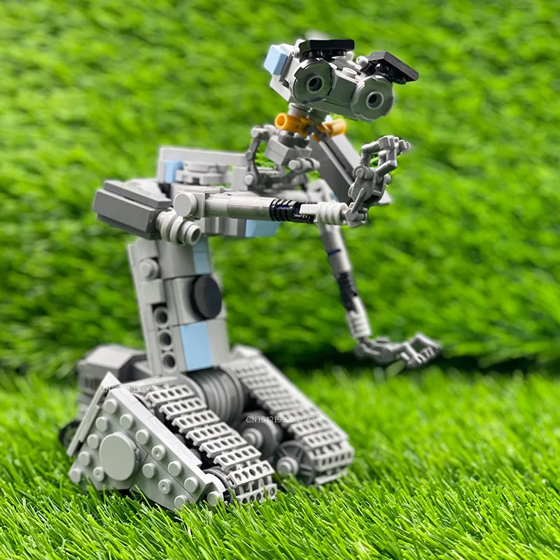 Moc Film Court-circuits Militaire Émotionnel Robot Bloc de construction Set  pour Astroed Robots Johnnyed 5 Modèle Brique Jouet Enfants Cadeau