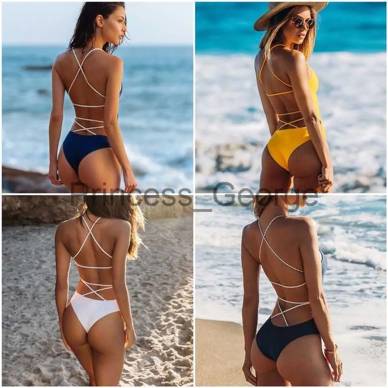 Plus Size Black One Piece Swimsuit With Backless Thong Style Bikini Sexy  Swimwear For Women 2022 Collection From Prince_george, $7.85