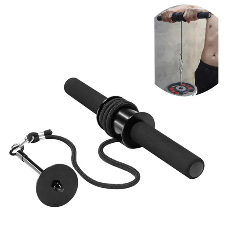 Handgrijpers Gym Fitness Onderarmtrainer Strengthener Handgrijper Strength Exerciser Gewichtheffen Touw Taille Roller Power Stick 230620