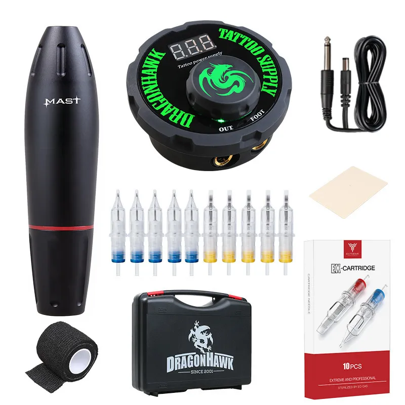 Tatouage kit professionnel kit rotary stylo mât set maquillage cartouche permanente aiguille art 230620