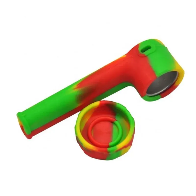 Silicone Hand Pipe And Lid