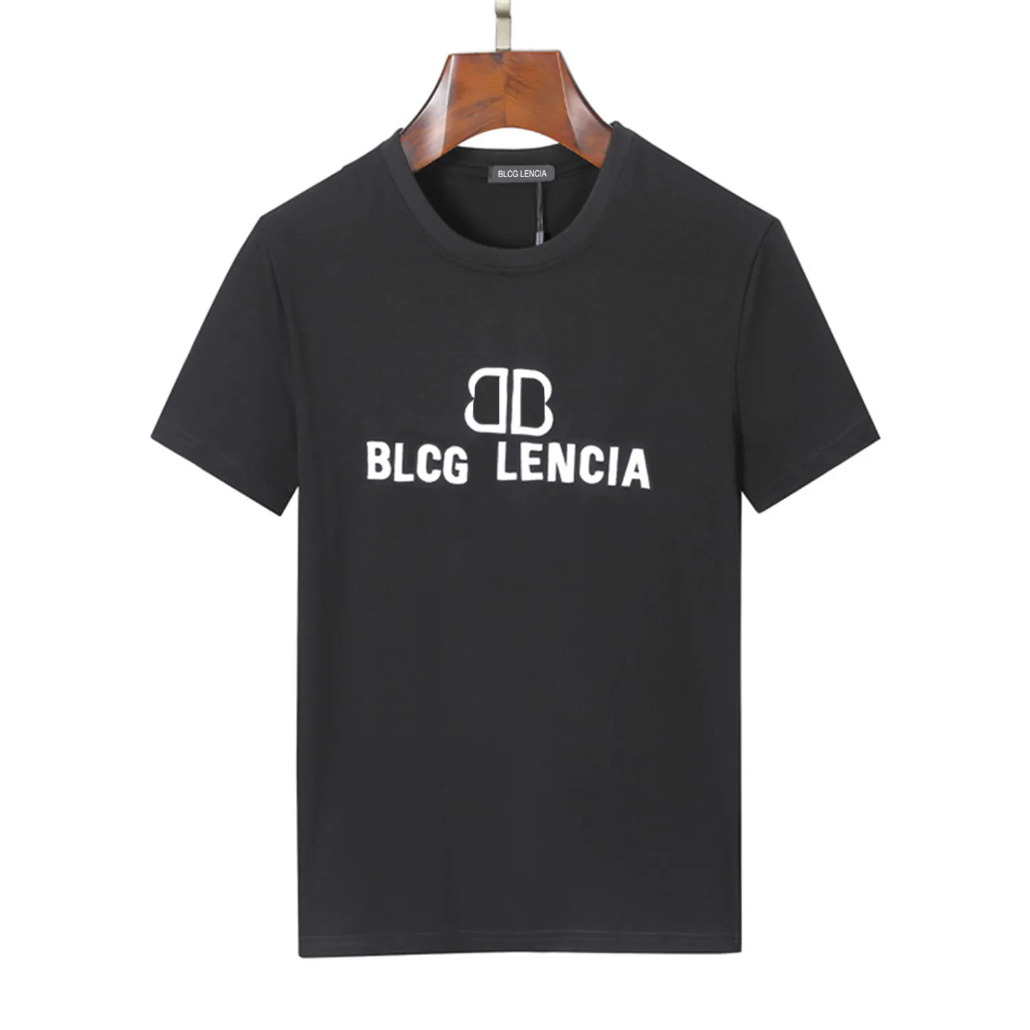 BLCG LENCIA 2023 Estate Nuovo tessuto di cotone 100% T-shirt da uomo Stampa di alta qualità Colore Mens Designer T shirt Parigi moda magliette Top 22424