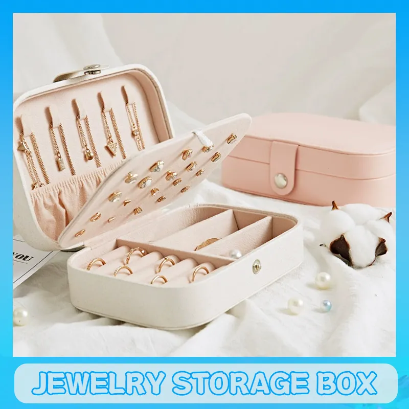 Коробка для ювелирных изделий среднего размера драгоценно -хранение кольцо для драгоценно -сведения