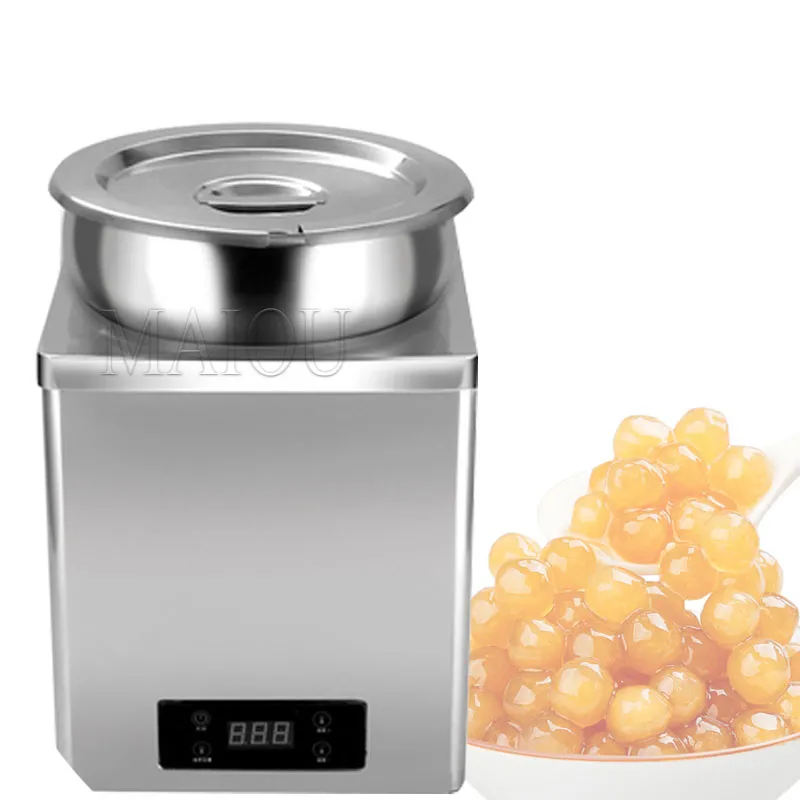 3L Pearl warmer Tapioca machine Boba Insulation pot for milk tea shop Stainless steel Electric Food warmer Pearl cooker Pot